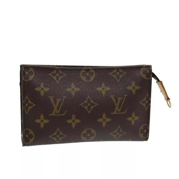 authenticity guaranteed LOUIS VUITTON Monogram Bucket PM Pouch - Picture 2 of 16